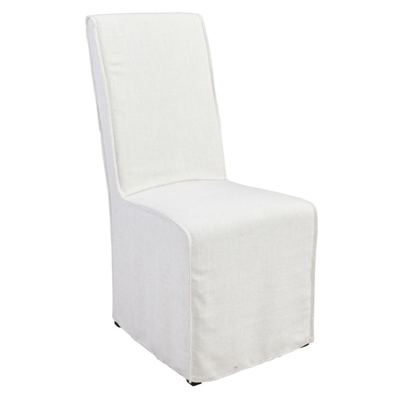Classic Home - Jordan Upholstered Dining Chair White - 53004266