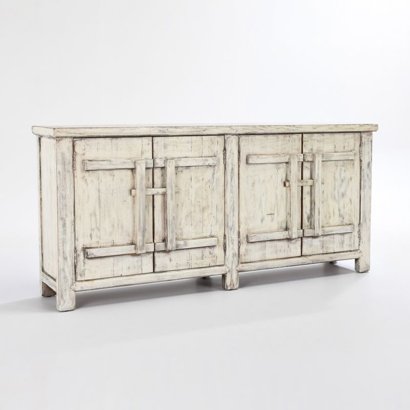 Classic Home - Lagos 4Dr Sideboard Antique White - 52003988