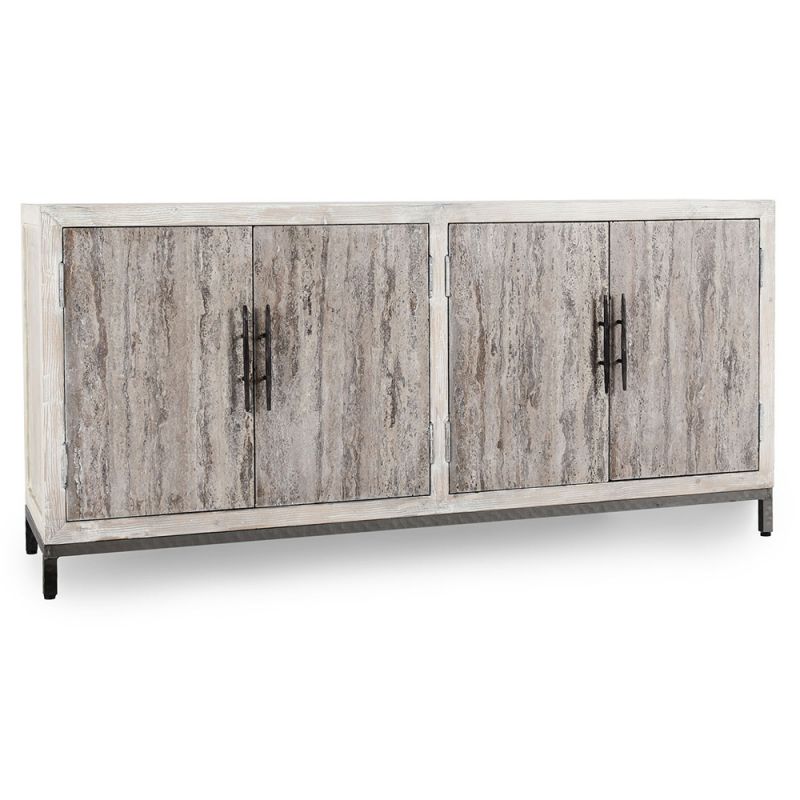 Classic Home - Lisbon 4Dr Sideboard White - 52004655
