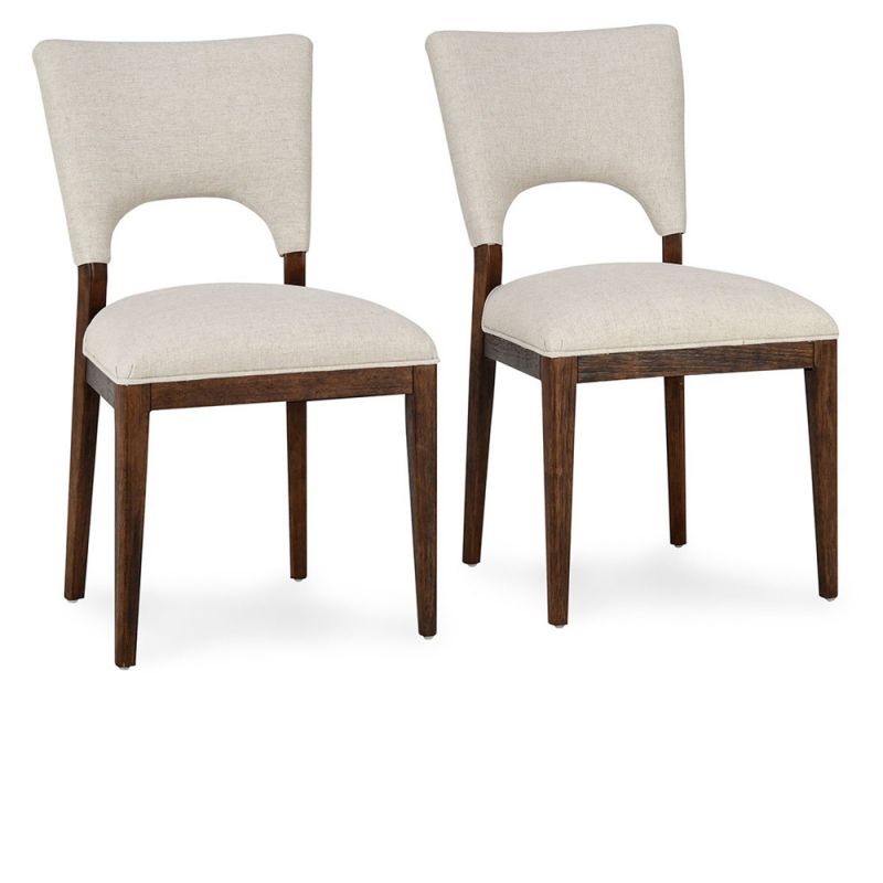 Classic Home - Mitchel Upholstered Dining Chair Natural (Set of 2) - 53051681