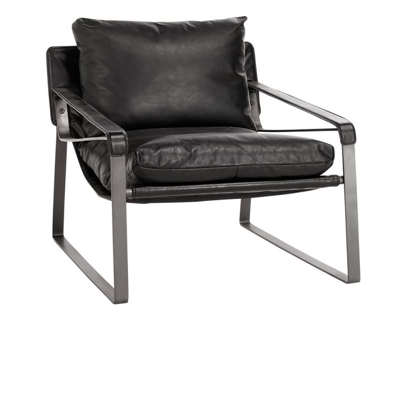 Classic Home - Morgan Accent Chair Black - 53004676