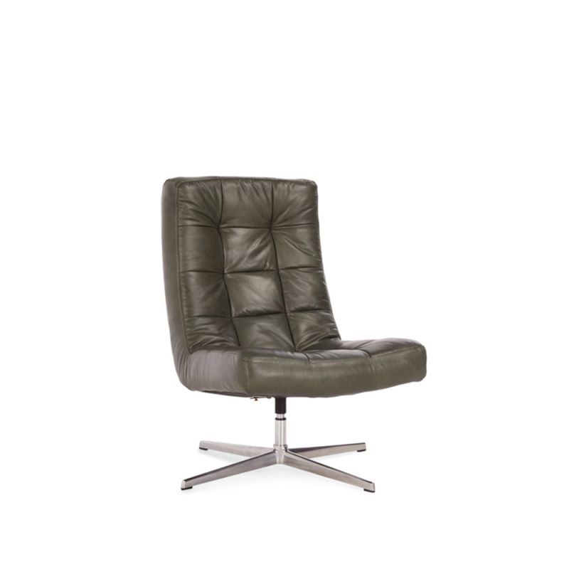 Classic Home - Porter Swivel Accent Chair Green - 53004679