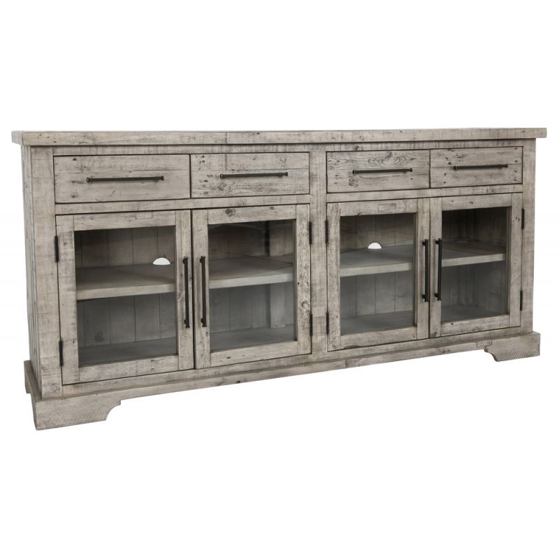 Classic Home - Sagrada 4Dwr 4Dr Buffet Distressed Light Gray - 52003917