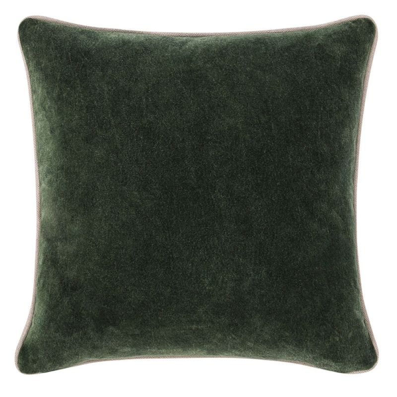 Classic Home - SLD Heirloom Velvet Forest Green 22x22 (Set of 2) - V290176