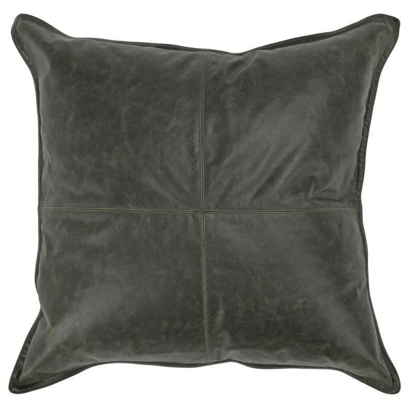 Classic Home - SLD Leather Acre Forest Green 22x22 (Set of 2) - V240097