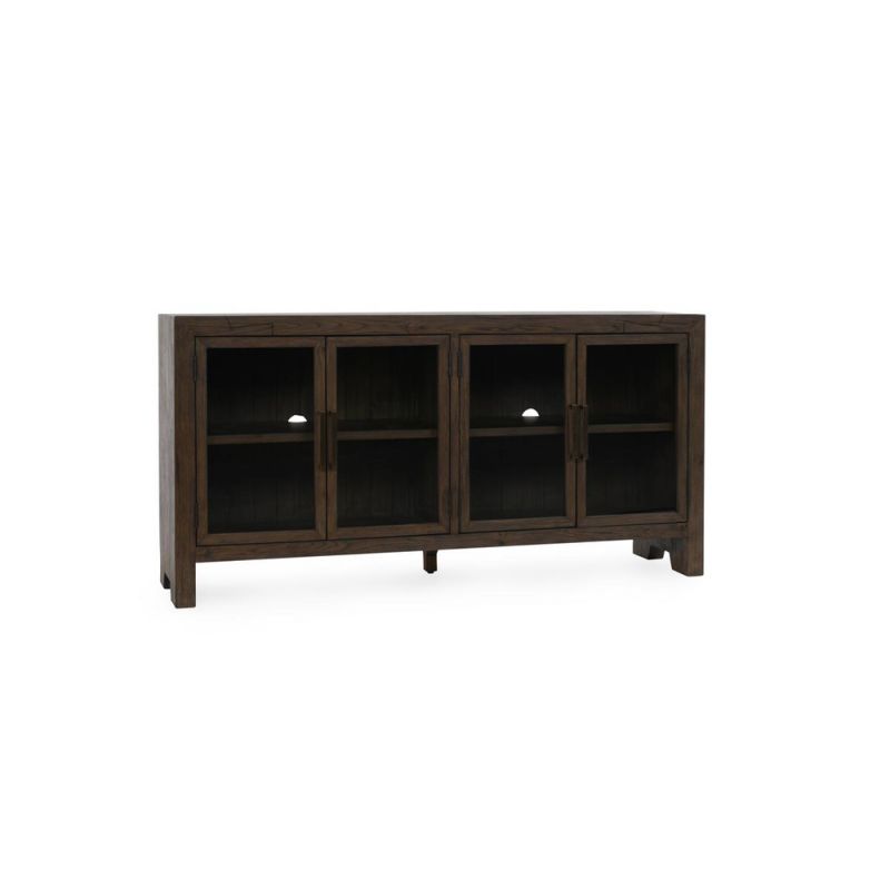 Classic Home - Troy Reclaimed Oak 4Dr Buffet Suede Brown - 52004124