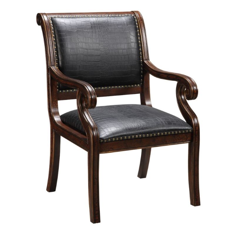 Coast To Coast - Accent Chair in Rich Textured Brown - 94032
