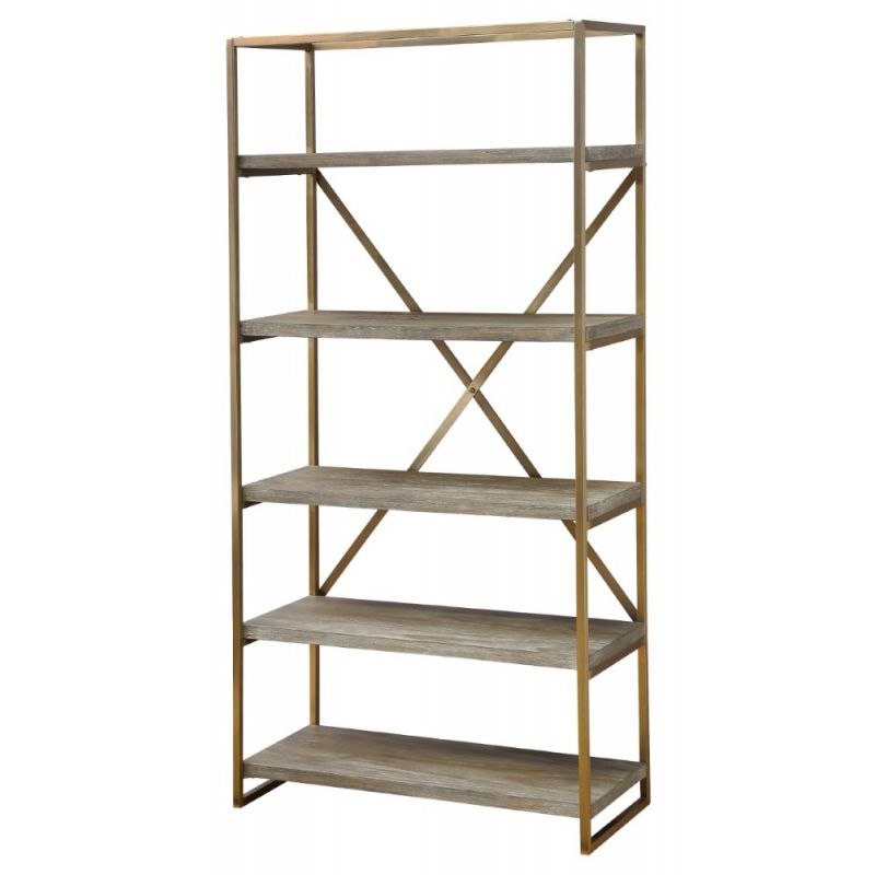 Coast To Coast - Biscayne Bookcase in Biscayne Weathered - 13641