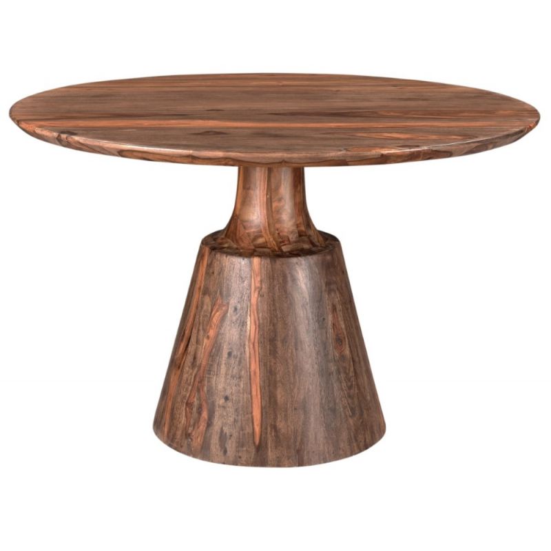 Coast To Coast - Brownstone Round Dining Table in Brownstone Nut Brown - 44625