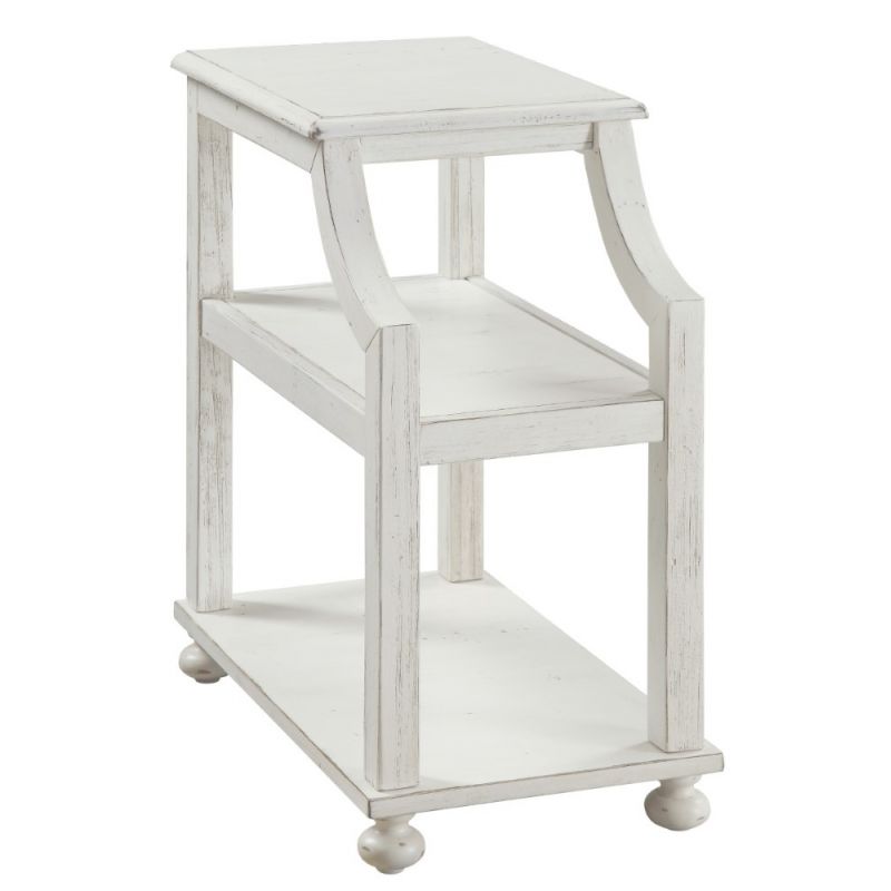 Coast To Coast - Chairside Accent Table in Lilith White Rub - 22510