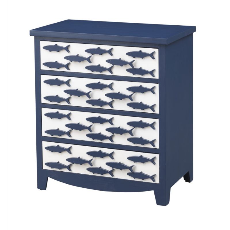 Coast To Coast - Four Drawer Chest in Blue - 51509