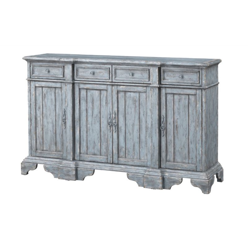 Coast To Coast - Four Drawer Four Door Credenza in Blue - 51536