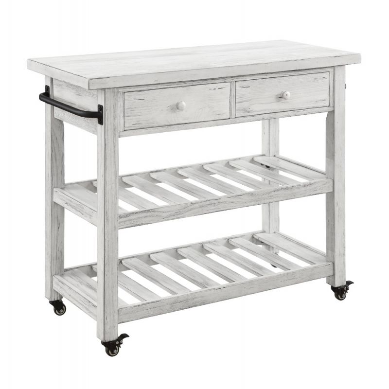 Coast to Coast - Orchard Park Two Drawer Kitchen Cart - 30434