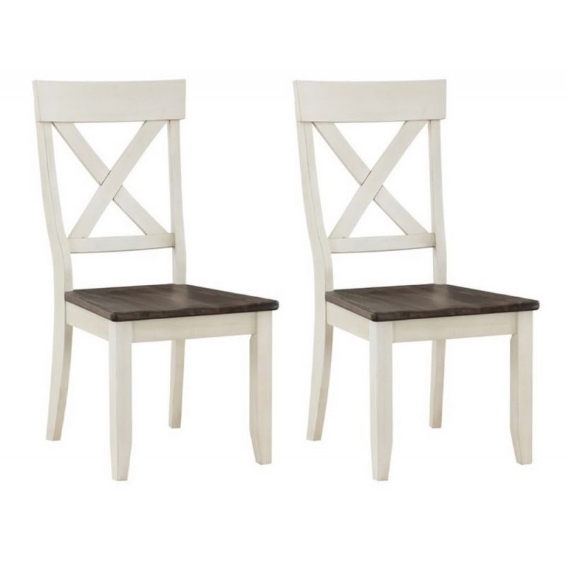 Coast to Coast - Bar Harbor II Crossback Dining Chairs - (Set of 2) - 60202