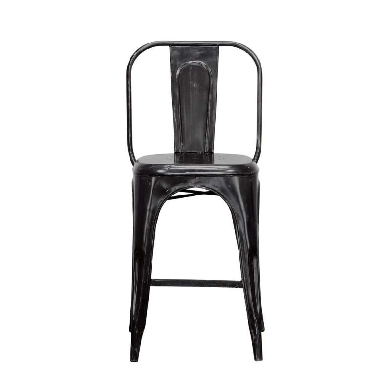 Coast to Coast - Industrial Style Black Counter Height Dining Chair (Set of 2) - 92500