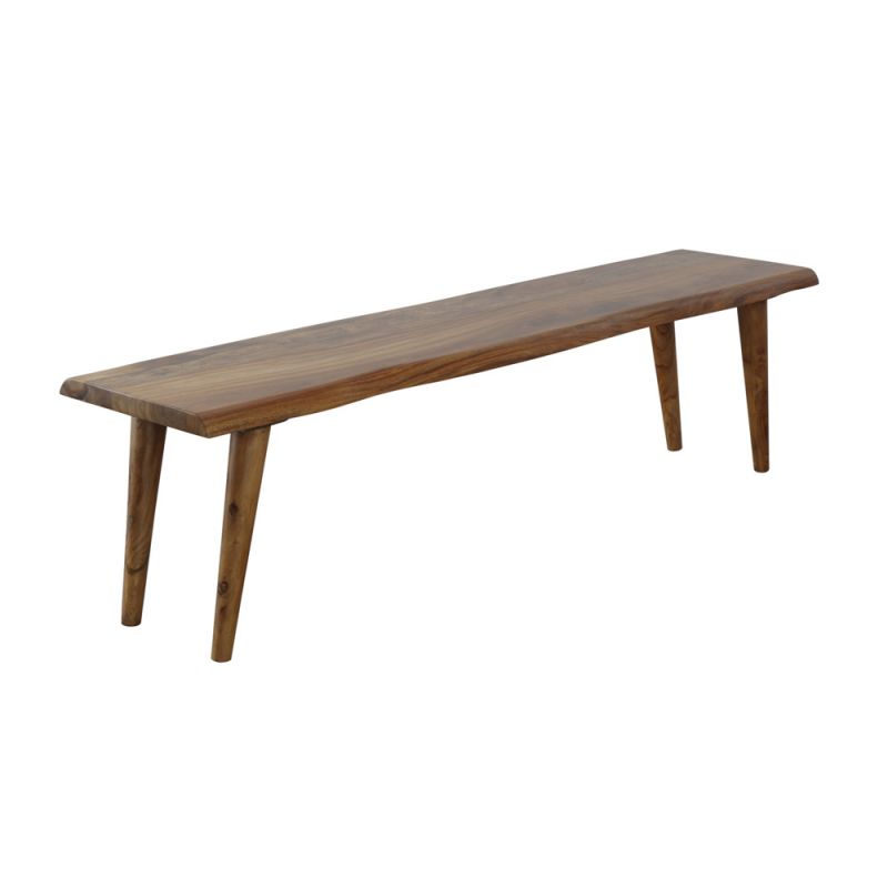 Coast to Coast - Brownstone Pointe - Mila Solid Wood Live Edge Dining Bench - 77205