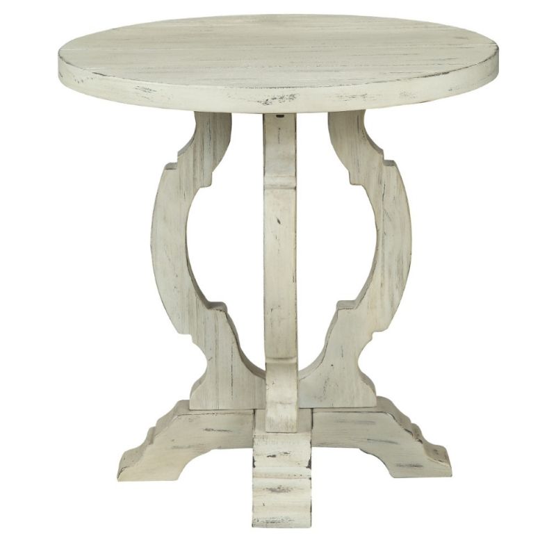 Coast To Coast - Orchard Park Accent Table in Orchard White Rub - 22519