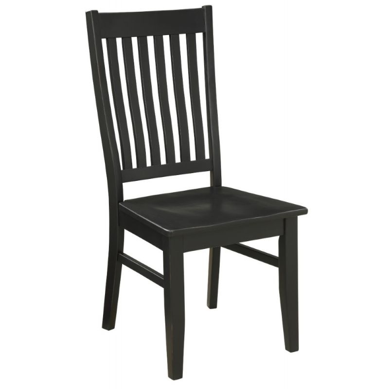 Coast To Coast - Orchard Park Dining Chair in Orchard Black Rub - 22605