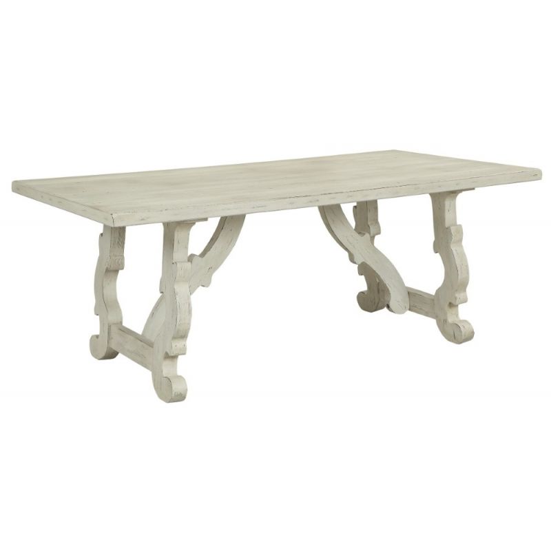 Coast To Coast - Orchard Park Dining Table in Orchard White Rub - 22606