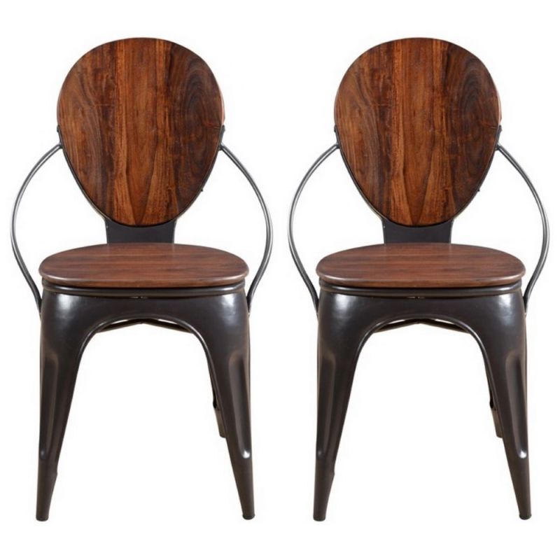 Coast To Coast - Adler Dining Chairs in Adler Honey Brown - (Set of 2) - 79705