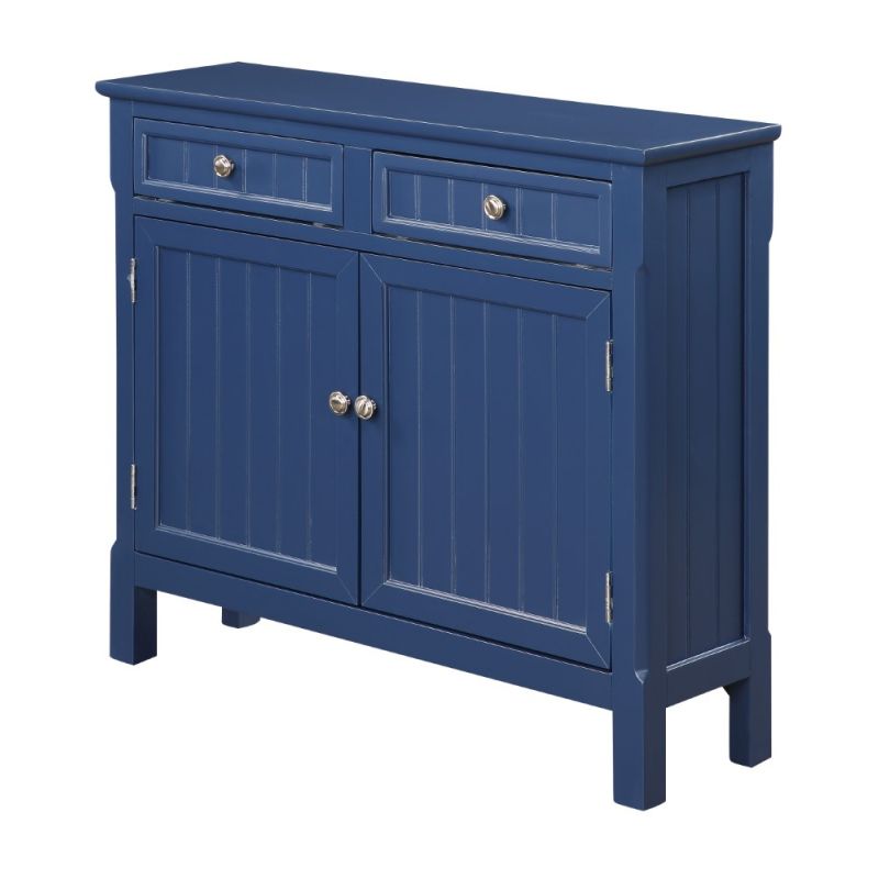 Coast to Coast - Two Door Two Drawer Cupboard - Pinehill Blue - 55650