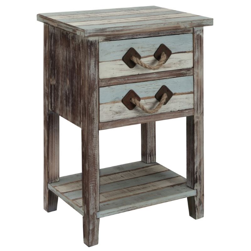 Coast To Coast - Two Drawer Accent Table in Islander Multicolor - 91748