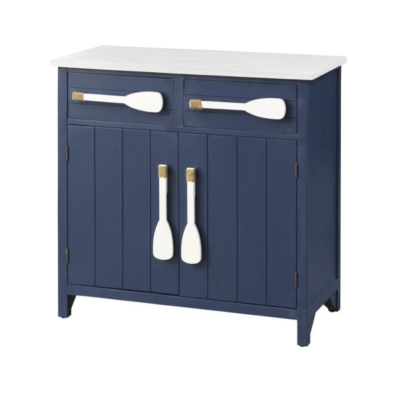 Coast To Coast - Two Drawer Two Door Cabinet in Blue - 51512