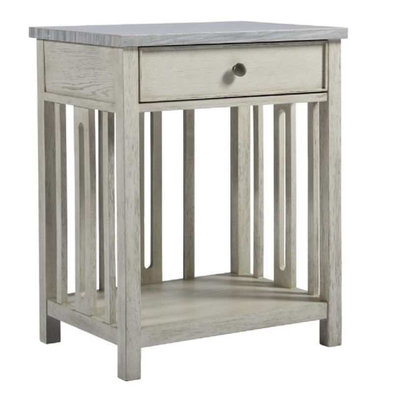 Coastal Living - Bedside Table With Stone Top - 833351