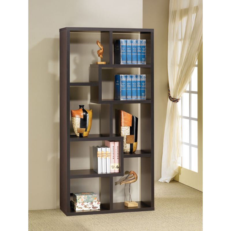 Coaster - Bookshelf (Cappuccino) - 800264