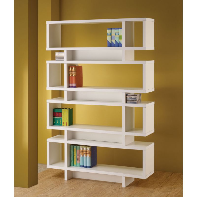 Coaster - Reid Bookshelf (White) - 800308
