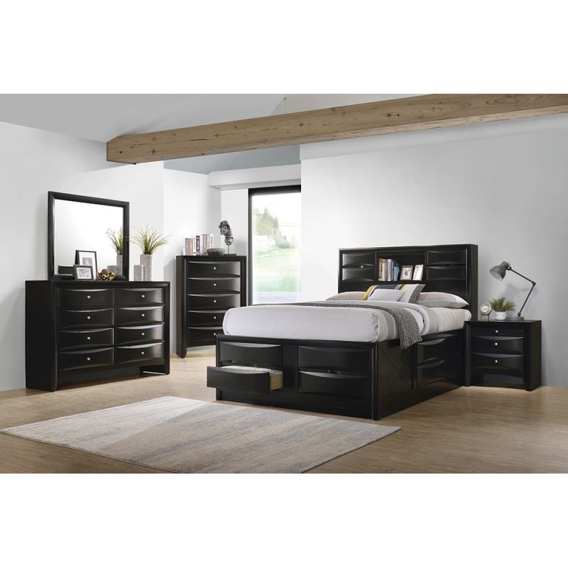 Coaster -  Briana California King 5Pc Set (Kw.Bed,Ns,Dr,Mr,Ch) - 202701KW-S5