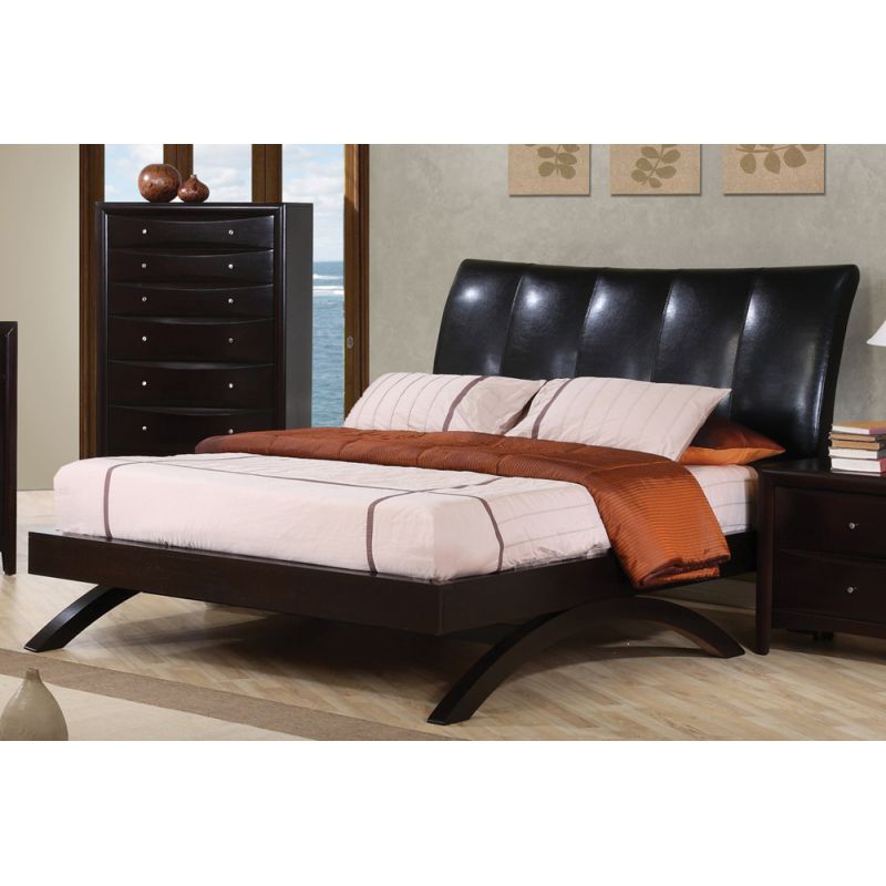 Coaster - Jeremaine California King Upholstered Bed - 300350KW