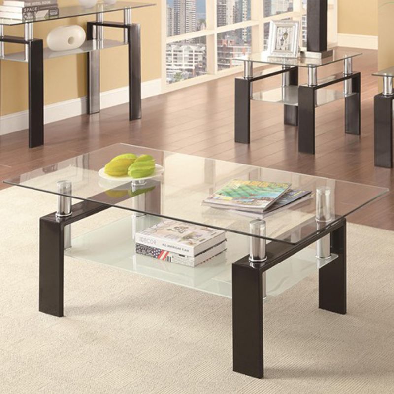 Coaster - Dyer Coffee Table (Black) - 702288