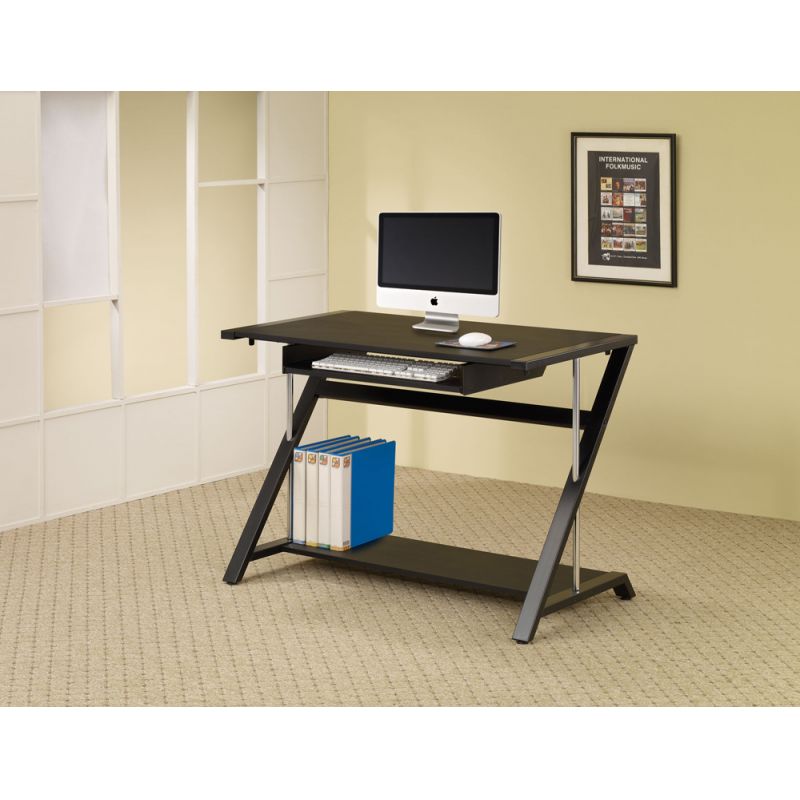 Coaster - Mallet Computer Desk (Black) - 800222