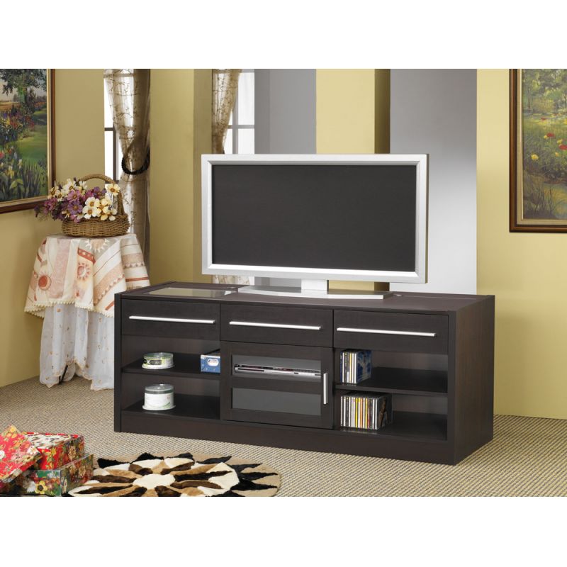 Coaster - Elwood Connect It Tv Console (Cappuccino) - 700650
