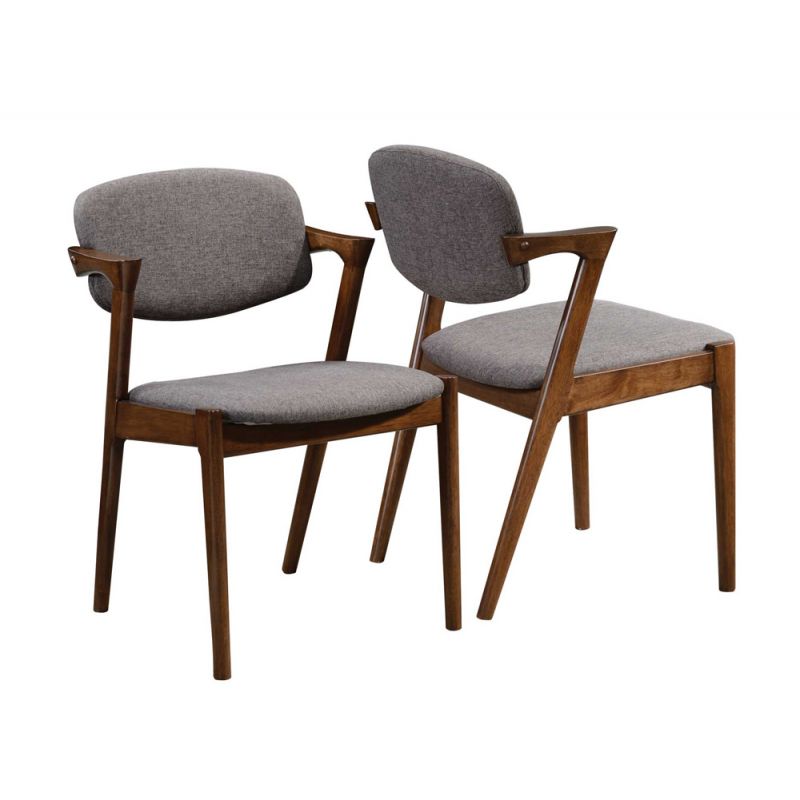 Coaster - Malone Dining Chair in Walnut Finish (Set of 2) - 105352