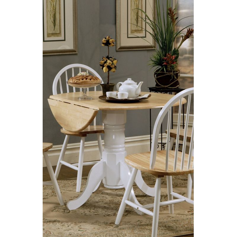 Coaster - Dining Table (Natural Brown/White) - 4241