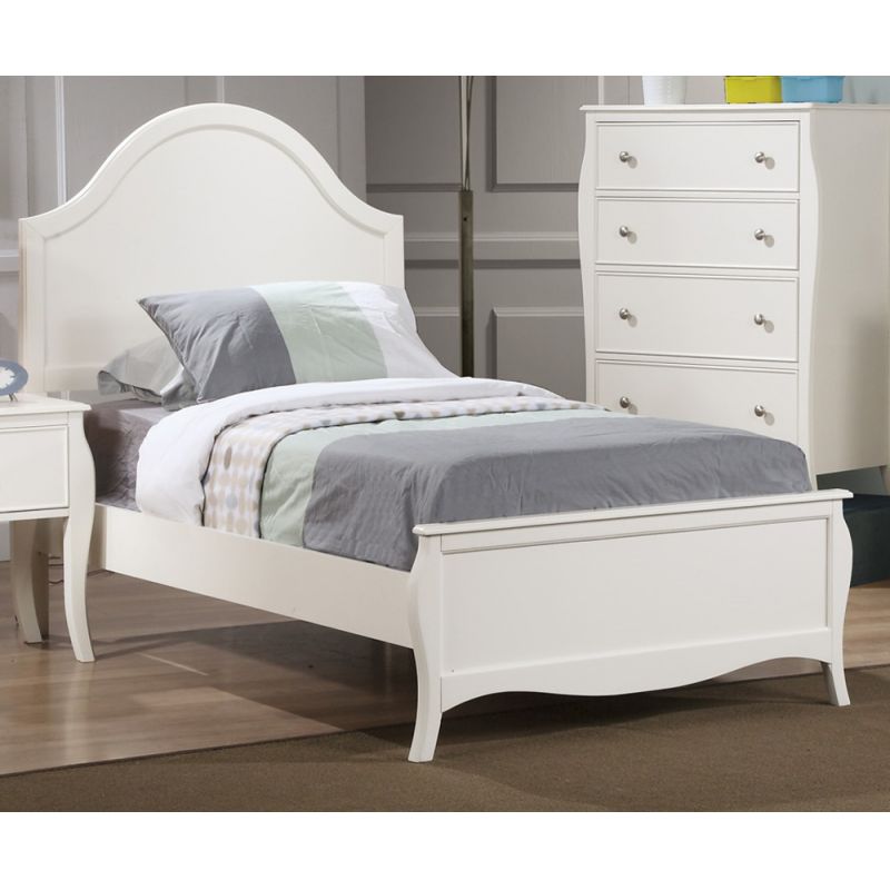 Coaster - Dominique Twin Bed in White Finish - 400561T