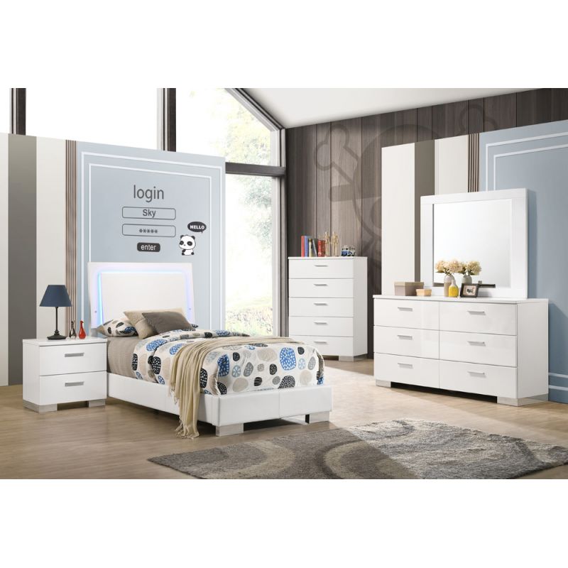 Coaster - Felicity Bedroom Sets - Twin Bed - 203500T-S5