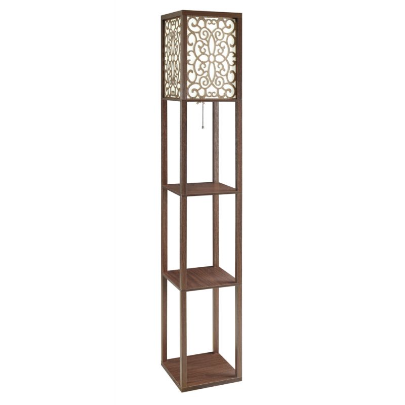 Coaster -   Floor Lamp With Shelves - 901568