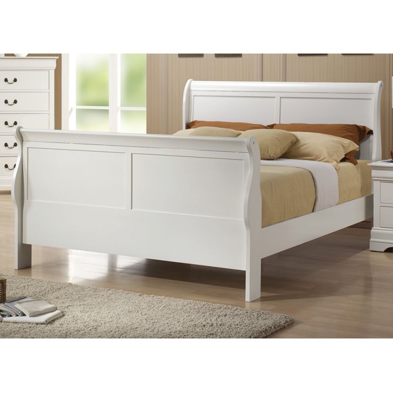 Coaster - Louis Philippe Full Bed (White) - 204691F