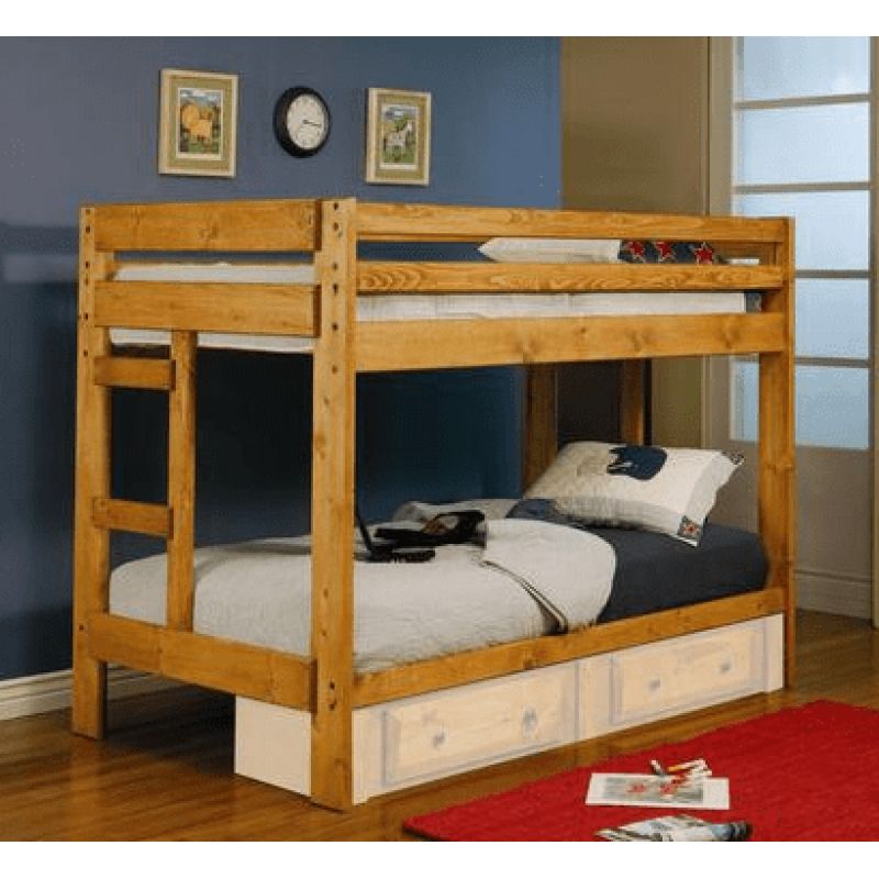 Coaster - Wrangle Hill Full/Full Bunk Bed (Amber Wash) - 460096
