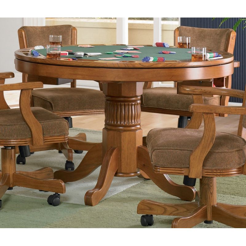 Coaster - Mitchell Game Table (Amber) - 100951