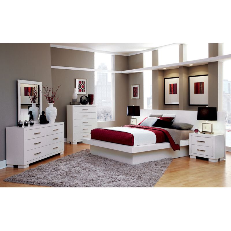 Coaster -  Jessica Ca King 4Pc Set (Kw.Bed,Ns,Dr,Mr) - 202990KW-S4