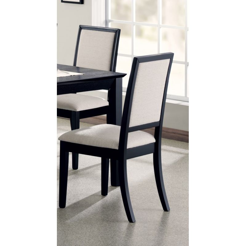 Coaster - Louise Lexton Side Chair in Black Finish - (Set of 2) - 101562