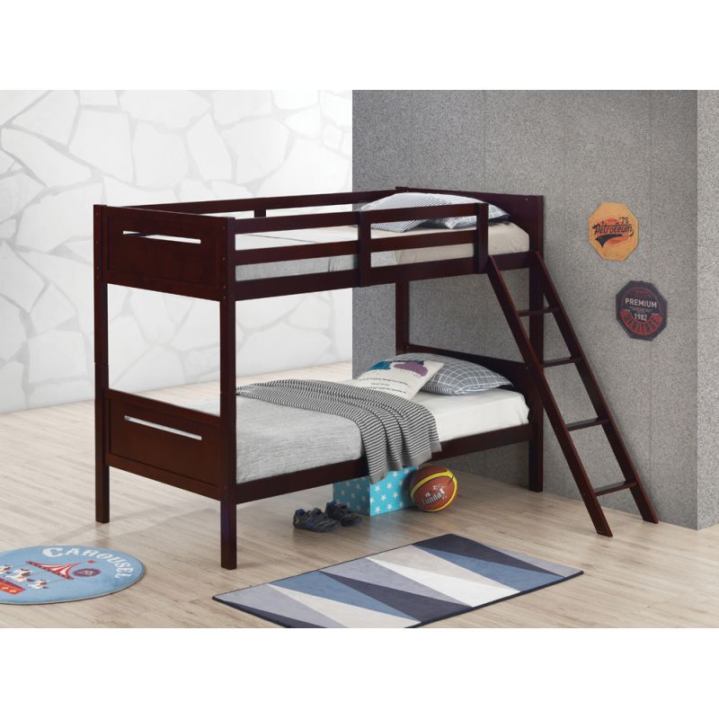 Coaster -  Littleton Bunk Bed Twin/Twin Bunk Bed - 405051BRN