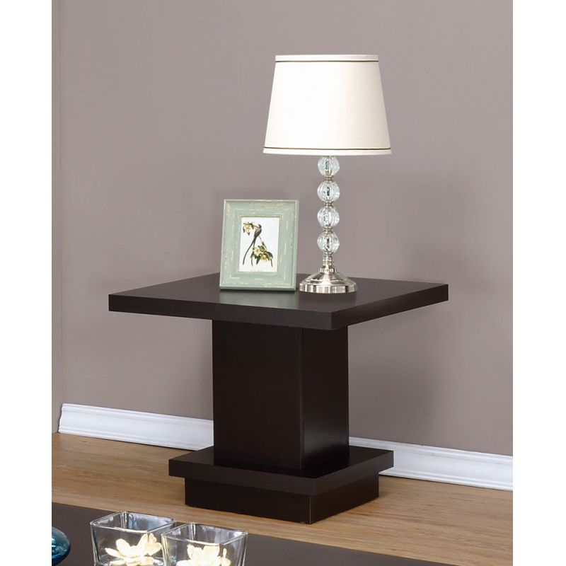 Coaster - Reston Living Room: Wood Top Occasional Tables End Table - 705167