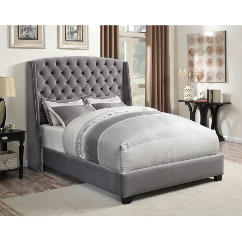 Coaster -  Pissarro Upholstered Bed C King Bed - 300515KW