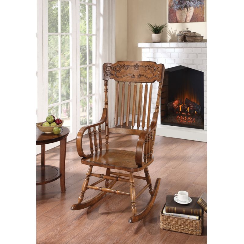 Coaster - Sara Rocking Chair (Warm Brown) - 600175
