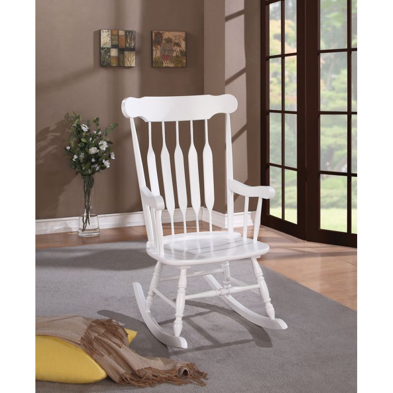 Coaster - Gina Rocking Chair (White) - 600174